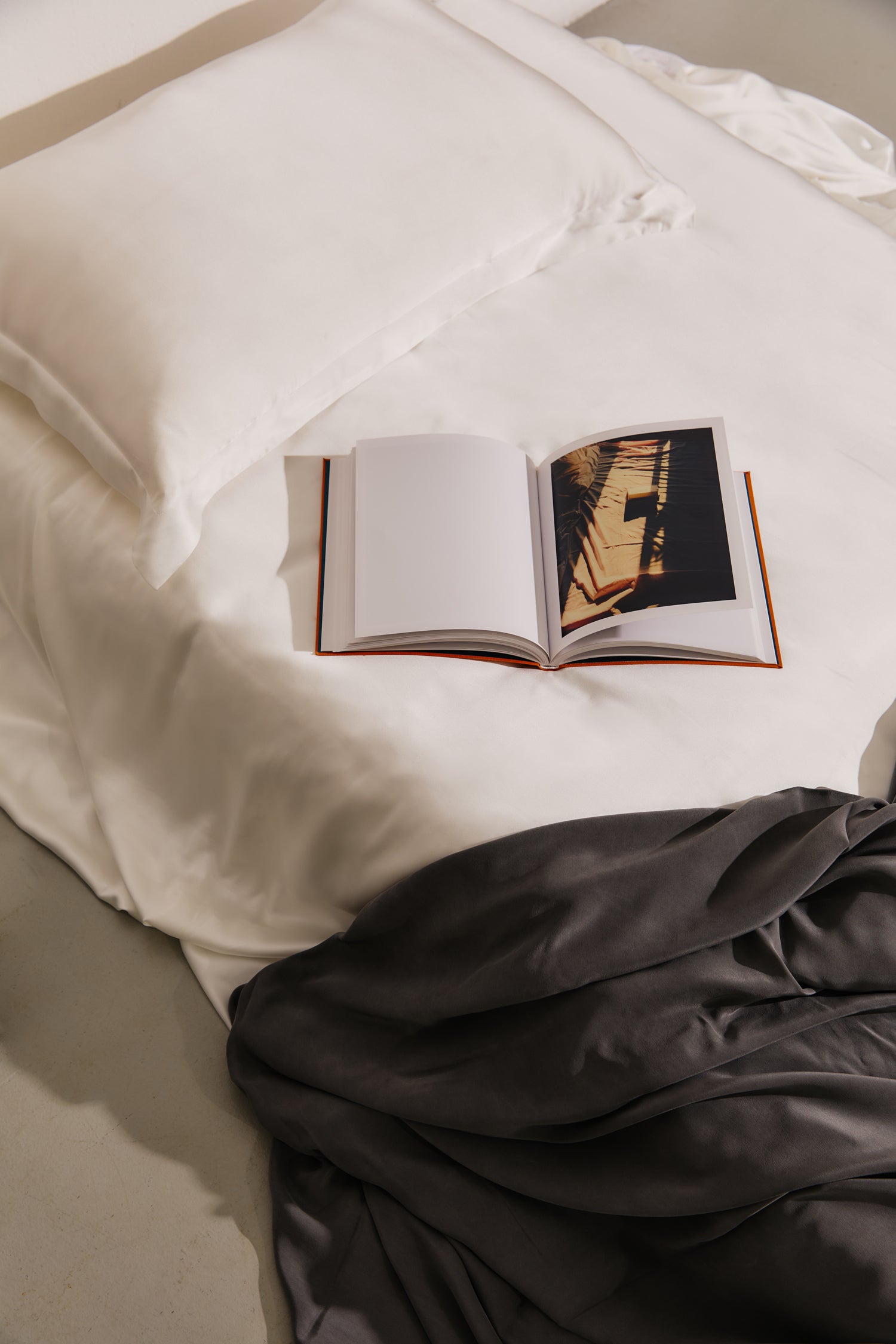 Biancheria da letto in seta per studi di archietettura e progettazione per interni