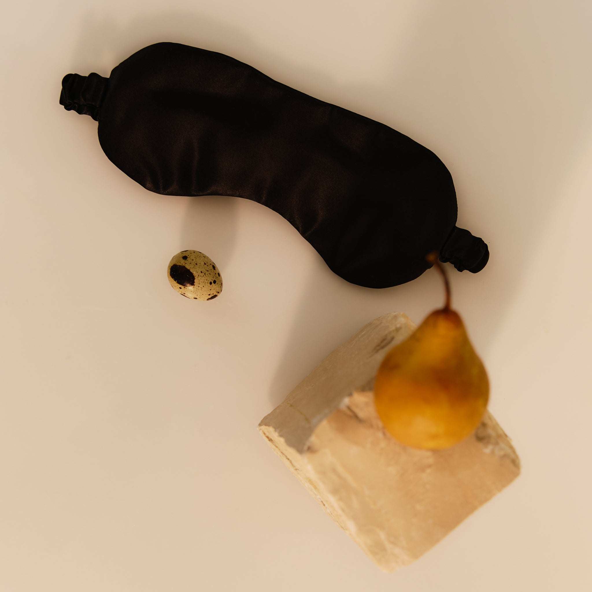 Federa Scrunchie Fascia e Mascherina Notte in Seta, Beauty Kit Plus